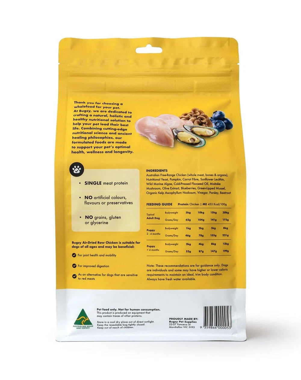 Bugsy's Air-Dried Chicken 328gm
