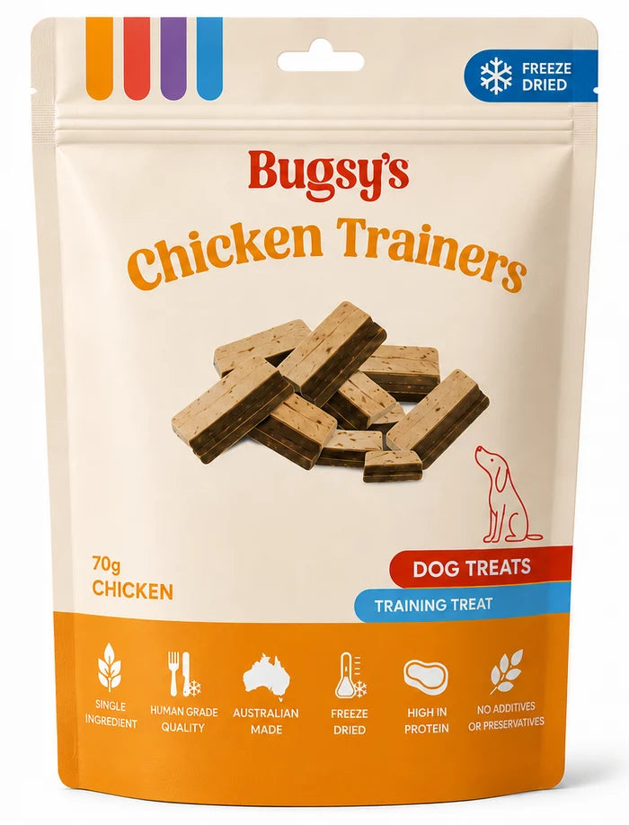 Bugsy's Chicken Trainers Freeze Dried