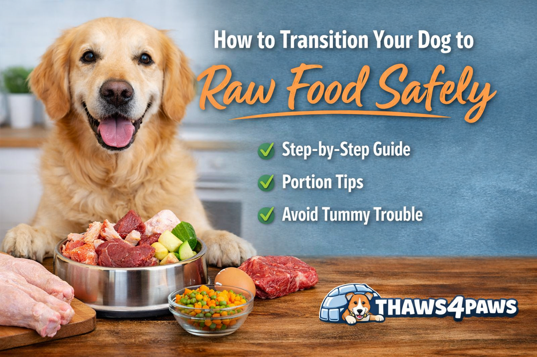 How to Transition Your Dog to Raw Food Safely (Without an Upset Tummy)