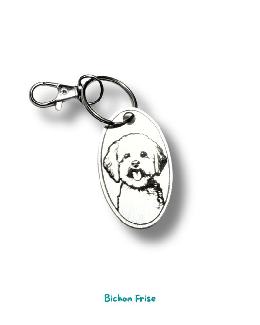 Keyring - Bichon Frise