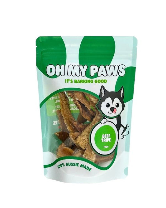 Oh My Paws - Probiotic Beef Tripe 100gms