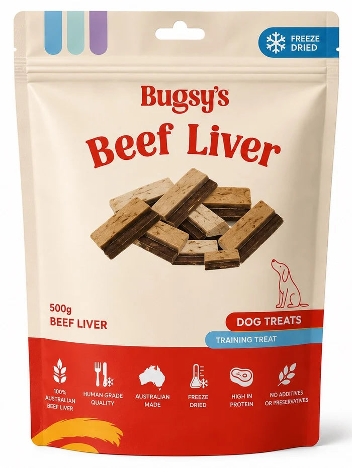 Bugsy's Beef Liver Freeze Dried