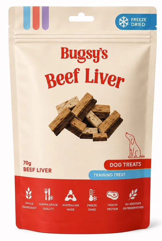 Bugsy's Beef Liver Freeze Dried