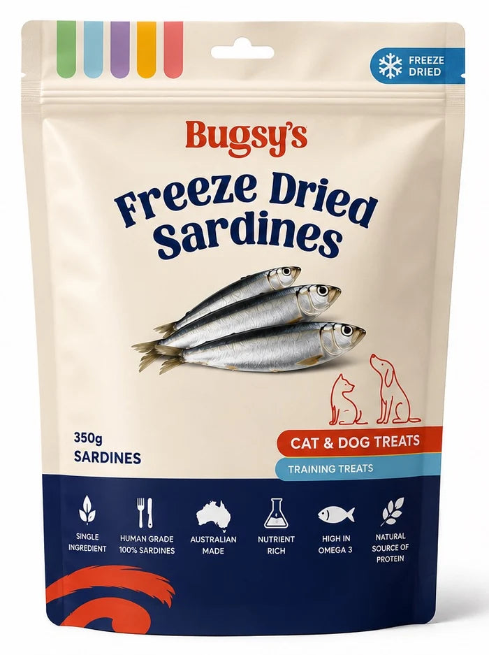 Bugsy Sardines - Freeze Dried (Cats & Dogs)