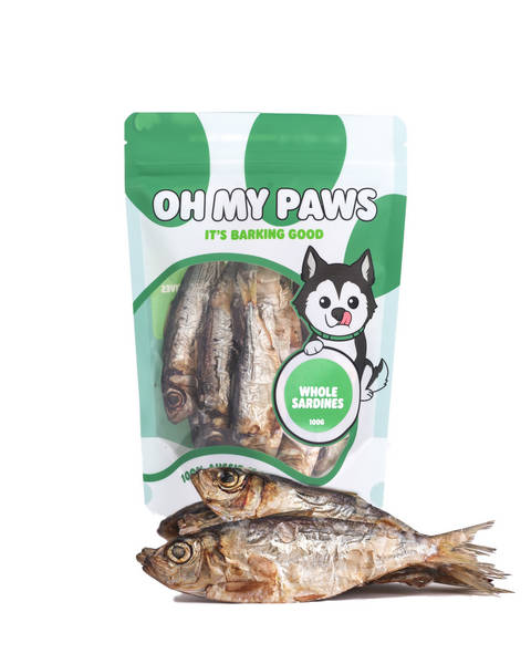 Oh My Paws - Wild Whole Sardines 100gms